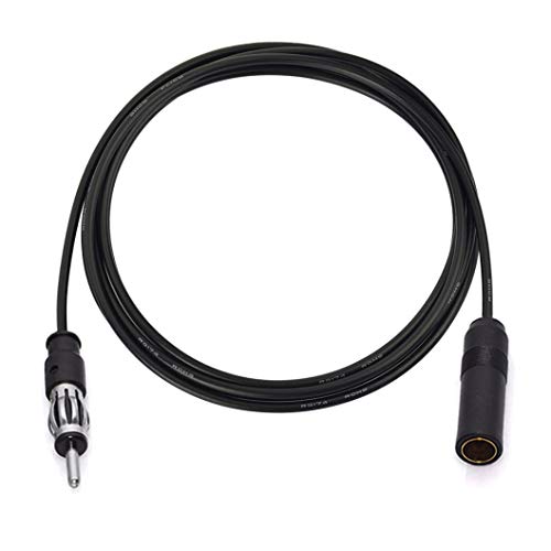 Bingfu Car FM AM Radio Antenna Extension Cable 4 feet / 48 inch Cord DIN Plug Connector Coaxial Cable for Vehicle Truck Car Stereo Head Unit CD Media Receiver Player - size: 48 inch / 1.2m