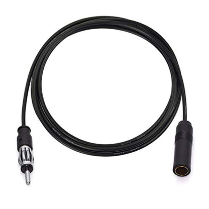 Bingfu Car FM AM Radio Antenna Extension Cable 4 feet / 48 inch Cord DIN Plug Connector Coaxial Cable for Vehicle Truck Car Stereo Head Unit CD Media Receiver Player - size: 48 inch / 1.2m