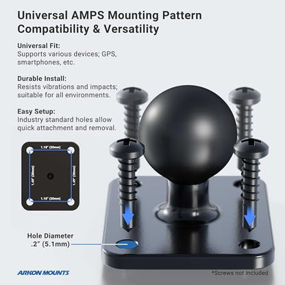 ARKON Mounts LockVise Locking Car Headrest Tablet Mount | Lockable Tablet Holder | Secure | Compatible with iPad, Samsung, Google Tablets Used for Rideshare, Taxi, Uber, & More