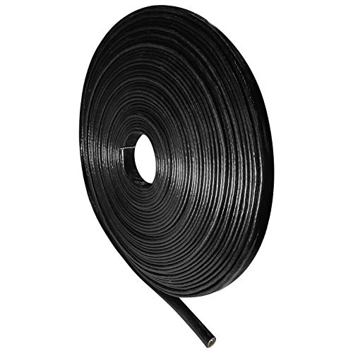 1-1/2" ID Heat Shielded Fire Fire Sleeve Silicone Coated Fiberglass for Hose Lines & Electrical Wiring Black, 5 feet