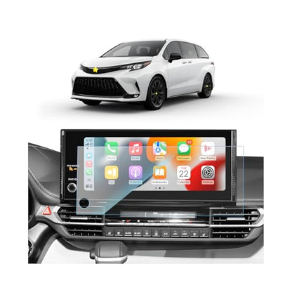 SKTU Upgrade for 2025 2026 Toyota Sienna Screen Protector 12.3 Inch for 2025+ Toyota Sienna (XLE/XSE/Woodland Edition/Limited/Platinum) 12.3-Inch Navigation Toyota Sienna 2025 2026 Accessories Tempered Glass [9H Hardness, Ultra HD, Anti-Glare&Scratch] - c