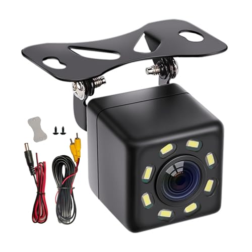 Universal Backup Camera, License Plate Mount, 480P, 8-LED Night Vision - size: 8 LED