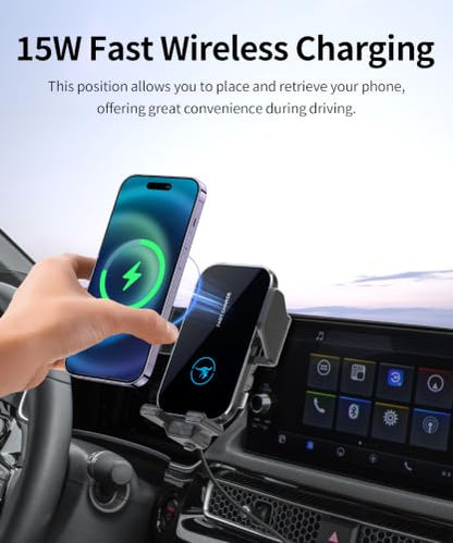 Wireless Charger Car Phone Holder for Toyota RAV4 2019-2025, 7/8" Screen