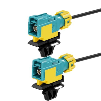 Bingfu Fakra Z Female to Female Antenna Extension Cable 9.84ft for Car Audio GPS FM AM Sirius XM 4G LTE Bluetooth