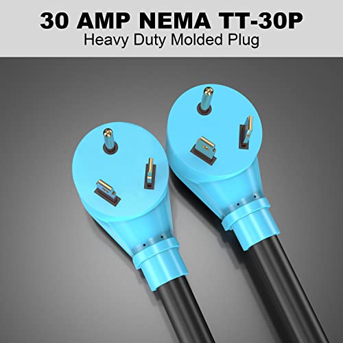 CircleCord RV Y Adapter Cord Two 30 Amp to 50 Amp - style: 30A-30A-50A