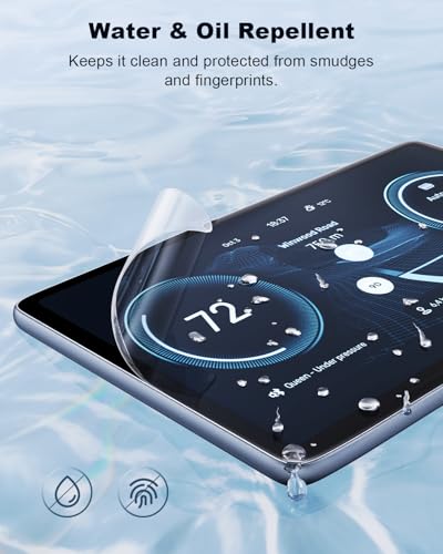 (4PCS) 2025 2026 K4 Screen Protector - For Kia K4 (LX/LXS/EX/GT-Line/GT-Line Turbo) Dual 12.3Inch Navigation Radio &Dash Touchscreen, 2025 K4 Accessories HD Transparent Nano Film Anti-Fingerprints