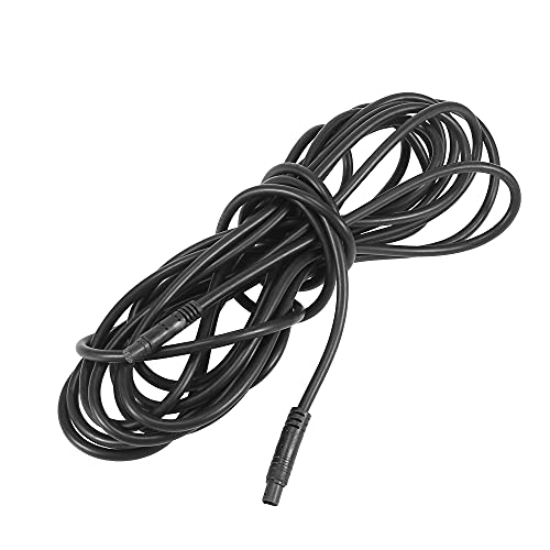 X AUTOHAUX 8 Pin 20ft 6m Backup Camera Extension Cable Dash Camera Cord Wires Car Rear View Camera - size: 6m