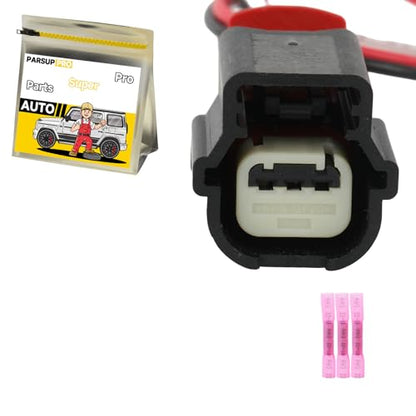 3-Pin/Way PDC Bumper Parking Sensor Connector Auto Waterproof Wire Harness Repair Plug Pigtail for GM Replace 52042749 23428268
