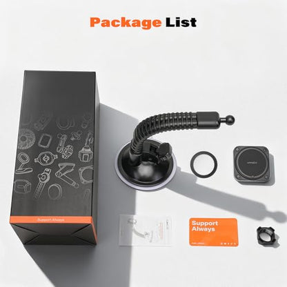 APPS2Car Phone Mount for Truck, Heavy-Duty Windshield Phone Holder