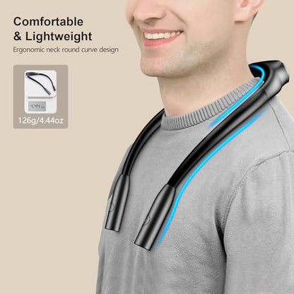 Gritin Book Light,Eye Caring 3 Colors & Stepless Dimming Neck Reading Light - color: Black, size: Standard