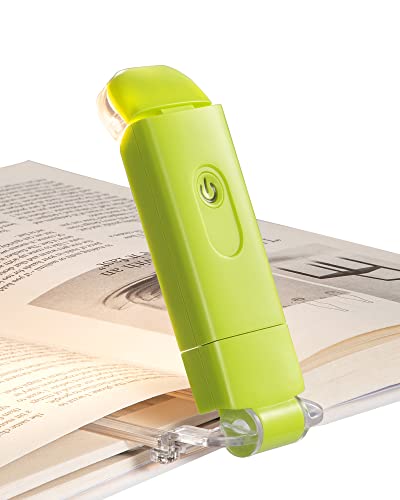 DEWENWILS USB Rechargeable Book Reading Light, LED Clip on Booklight Green - color: Green