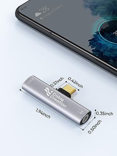 CableCreation USB C to 3.5mm Headphone and Charger Adapter,2 in 1 Charger - style: USB C+3.5mm Audio+60W USB C Charging