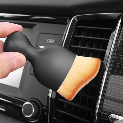 Ultra-Soft Car Interior Detailing Brush - High Density Synthetic Bristles Duster for Dashboard, Air Vents, and Center Console - Non-Scratch Cleaning Brush for Car, Home, and Office
