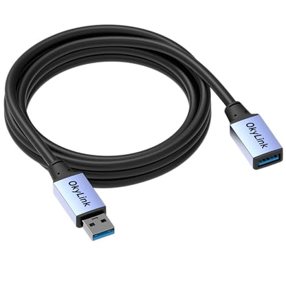 OkyLink USB 3.0/3.2 Gen 1 Extension Cable A to A, Male-Female 5Gbps 6.5ft - color: USB3.0(5Gbps), size: 6.5ft (2m)