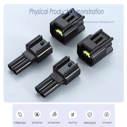 2-Pin Male Female Plug Connector,Waterproof Electrical Connector for Car - size: 2pin plug connector 5pairs