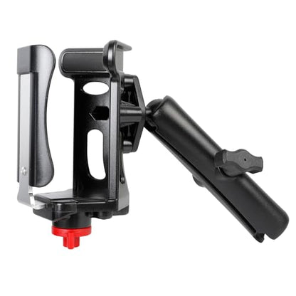1" Ball Cup Holder with 5.91" Double Socket Arm, Water Bottle Holder 2.36-3.54" Universal Size Drink Holder Cage Fits RAM Mounts & Motorcycle/Bike 1" Ball Handlebar Mount - size: Cup Holder with 5.91" Arm