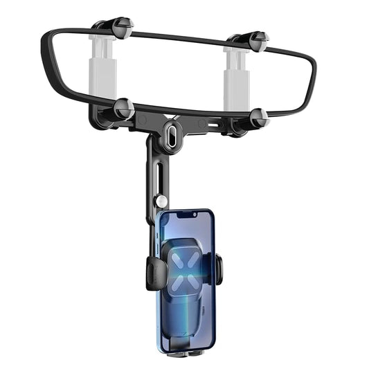 WUITIN Car Phone Mount, 360 Rotatable and Retractable, Anti-Shake Design, Compatible with Samsung, iPhone, Sony - style: 10th