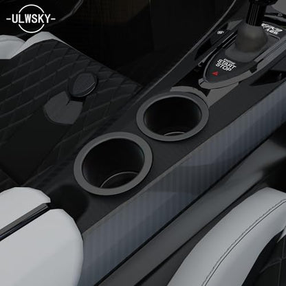 4Pcs Drop-in Cup Holder,304 Stainless Steel Automotive Cup Holders,3.3inch Black Poker Table Drink Holder Dining Table Cinema Sofa Yacht Boats Cars Touring RV Car Drop-in Drink Cup Holder - size: Black,4pcs