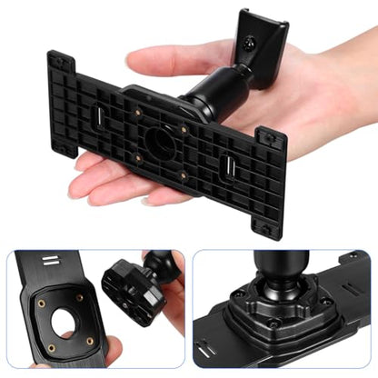 DOITOOL Rearview Mirror Bracket Universal Metal Back Plate Mount for Car Dash Cam Stable Rear View Mirror Holder for Vehicle Dvr 5.86 X 2.63 Inches