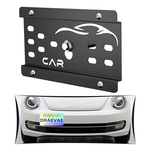 No Drill License Plate Bracket Fits Volkswagen Beetle 2012-2020