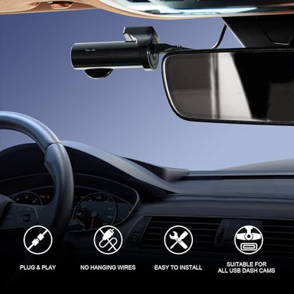 DashCam Power Adapter for Hyundai, Kia & Genesis with 12-Pin Lane Keeping Assist Port (Model B)– Hidden Cable Kit for GPS Radar Mirror Camera, Plug & Play,Connector Located on the Front of the Module - style: 12-Pin connector is located on the front