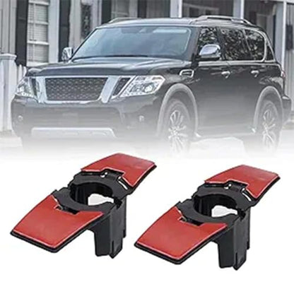 4PCS Rear Parking Sensor Bracket Cover with Adhesion Promoter for Nissan Armada Altima Maxima for Infiniti Q50 2015-2020 28533-5ZA0A