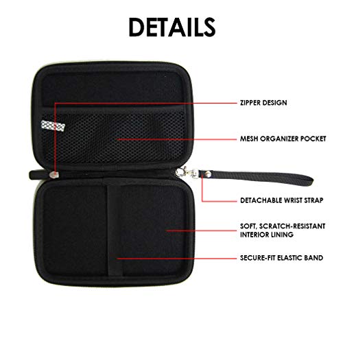 Ramtech Hard Travel Carrying Case for 7 Inch GPS with Stylus Pen & Screen Protector, Compatible with Garmin Nuvi 65LM 65LMT 66LM 66LMT 67LM 67LMT 68LM 68LMT, Nuvi 2639LMT 2689LMT 2699LMTHD, HC7
