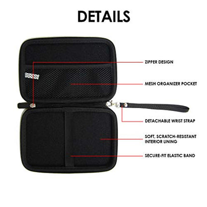 Ramtech Hard Travel Carrying Case for 7 Inch GPS with Stylus Pen & Screen Protector, Compatible with Garmin Nuvi 65LM 65LMT 66LM 66LMT 67LM 67LMT 68LM 68LMT, Nuvi 2639LMT 2689LMT 2699LMTHD, HC7