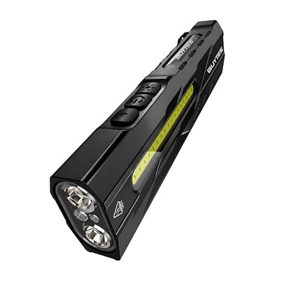 T9-PRO Rechargeable EDC Flashlight 1500 Lumens, Magnetic LED Pocket Flashlight Super Bright, IPX6 Mini Clip on Flashlight for Working, Camping, Car Repairing, Gifts for Men
