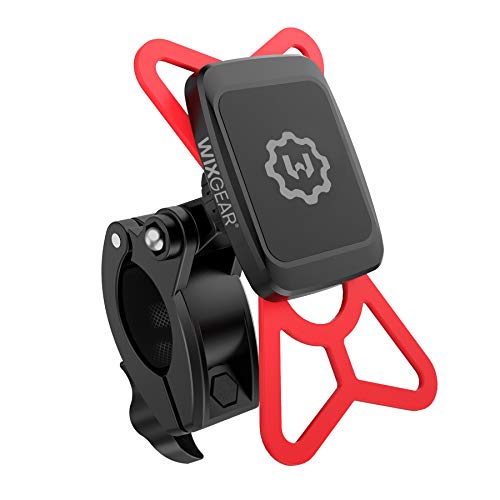 Universal Magnetic Bicycle & Motorcycle Handlebar Phone Holder for Cell Phones and GPS with Fast Swift-Snap Technology,