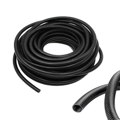 1/4 Inch Wire Loom Split Tubing - 33ft Cord Protector Electric Wires Covers, Automotive Wire Flexible Conduit, Plastic Wire Cover - size: 1/4"-33ft