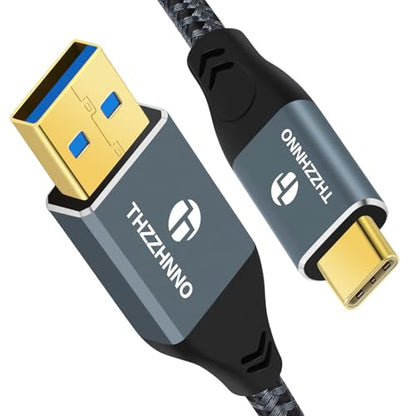 USB A to USB C Cable 6.6FT, USB 3.1 USB 3.2 Gen2 10Gbps Data Transfer Cable Cord for Samsung Galaxy/iPhone 15/MacBook Pro/iPad Pro - size: 6.6FT, style: 1 PACK USB A-C