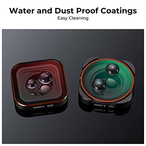 K&F CONCEPT 6 Pack ND CPL Filter Set for GoPro Hero 13/12/11/10/9 Black - style: ND Filter Set with CPL