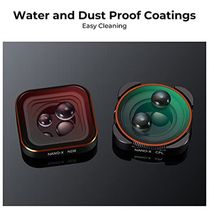 K&F CONCEPT 6 Pack ND CPL Filter Set for GoPro Hero 13/12/11/10/9 Black - style: ND Filter Set with CPL