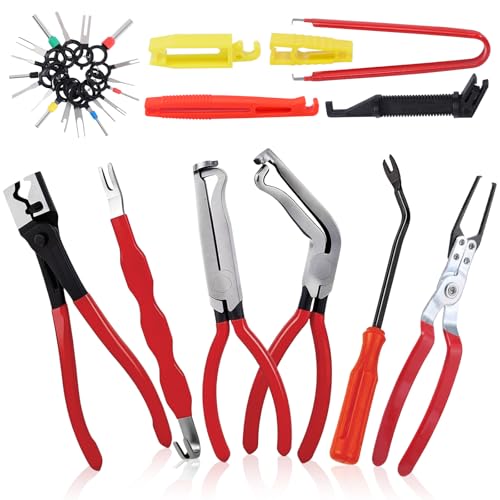 Dntorx 12 Pcs Automotive Electrical Disconnect Pliers kit