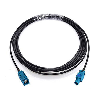 Bingfu Fakra Z Female to Male Vehicle Antenna Extension Cable 3m 10 feet for Car Stereo Android Head Unit GPS Navigation FM AM Radio Sirius XM Satellite Radio 4G LTE TEL Telematics Bluetooth Module - size: 10ft / 3m