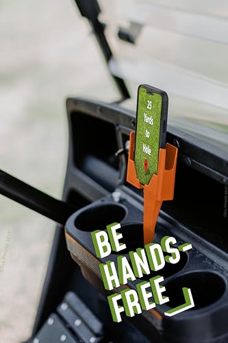 CELL PHONE SEAT - Cup Holder Phone Holder Mount for Car - Universal Adjustable Expander Cradle Hands-Free Driving - Compatible with All Smartphones iPhone Samsung Google Android Orange - color: Orange