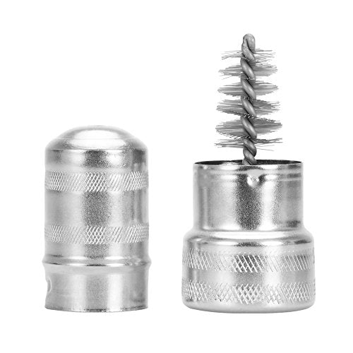 OEMTOOLS 25127 Battery Terminal Brush, 2 Piece, Clean Terminal Posts & Battery Cable Clamps with This Tool Set, Removes Corrosion, Dirt, & Grime from Battery Terminals & Cables, Steel Body