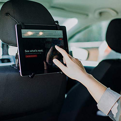 TabletHookz v3. Tablet/iPad Holder for the Plane Train and car. Hands-Free. Mount Your Device securely at Eye Level. Create Your own Inflight Entertainment While Keeping Your Device Safe and Secure.