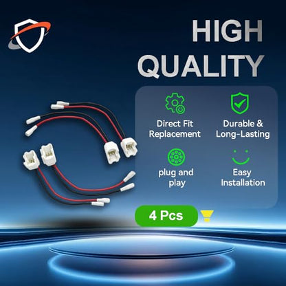 4PCS Car Door Speaker Wiring Harness Adapter Connector Plug Compatible with Nissan Sentra Altima Rogue 2004-2019, Infiniti M35 G35 Q40 G25 QX70 2006-2018