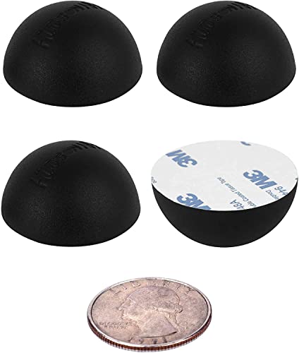 Hudson Hi-Fi Speaker Isolation Feet (4-Pack, 1") – Adhesive Silicone Anti-Vibration Pads for Speakers, Turntables, Subwoofers & Amplifiers, Supports 5-13 lbs Per Pad - size: 1" Hemisphere