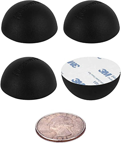 Hudson Hi-Fi Speaker Isolation Feet (4-Pack, 1") – Adhesive Silicone Anti-Vibration Pads for Speakers, Turntables, Subwoofers & Amplifiers, Supports 5-13 lbs Per Pad - size: 1" Hemisphere