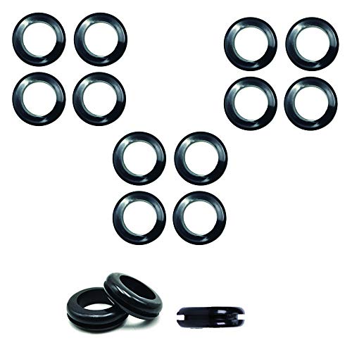 EASYEAH 15 Pcs Rubber Grommets for Wiring 1-3/16 in Panel Hole, 1 in ID - size: 1-3/16"DH, 1"ID