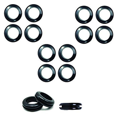 EASYEAH 15 Pcs Rubber Grommets for Wiring 1-3/16 in Panel Hole, 1 in ID - size: 1-3/16"DH, 1"ID