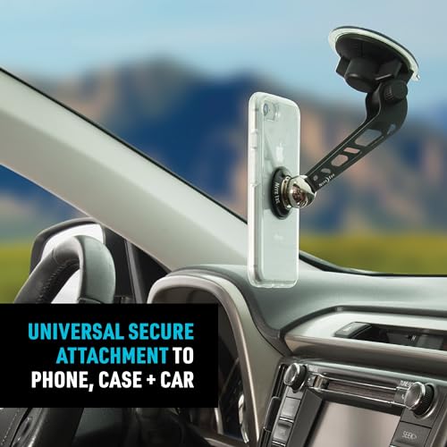Nite Ize Steelie Windshield Kit - Magnetic Cell Phone Holder for Car Accessories - Sturdy Car Windshield Mount for Cell Phones - Orbiter - style: Orbiter