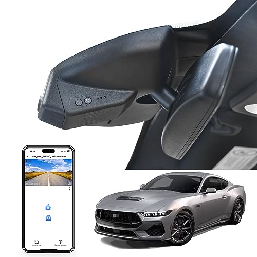 Mangoal 4K Dash Cam for Ford Mustang S550 2020-2023(Model A) - style: Model A Ford-Mustang-Front 4k