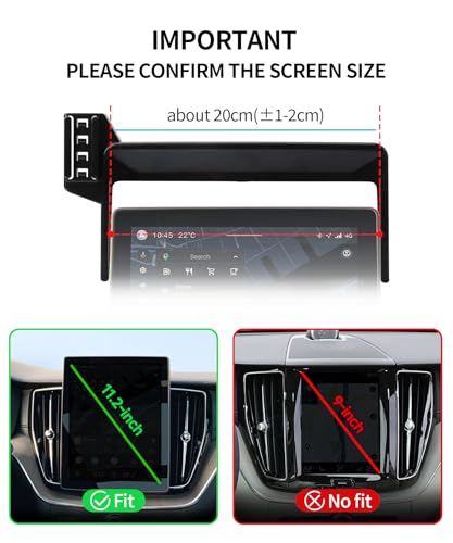Car Phone Holder for Volvo XC60/XC90 2025 2026 11.2" Screen Magsafe Mount