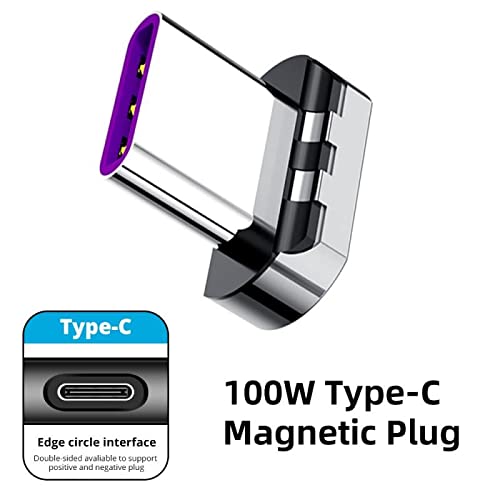 BoxWave Adapter Compatible with Garmin inReach Messenger - MagnetoSnap PD Angle Adapter, Magnetic Charging Connector Device Saver - Metallic Silver