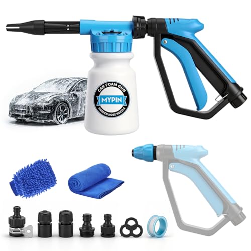 MYPIN Upgraded Car Wash Foam Gun, Foam Cannon, NEW Handle for Car Cleaning - style: Upgraded Handle Car Wash Foam Gun