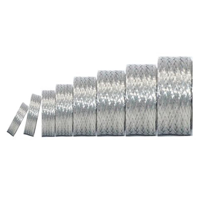 Tinned Copper Braided Cable Shielding Sleeve Metal Wire Loom Sheathing EMI RFI ESD Protector Grounding Mesh Flat Tubular Expandable 1/4" W(0.16" ID)-24FT - size: 1/4"W(0.16"ID)-24FT